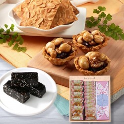 綜合禮盒K2（夏綜塔5入+杏仁瓦片8入+芝麻糕240g）